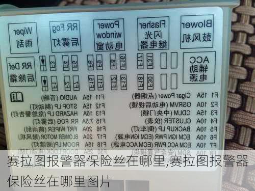 赛拉图报警器保险丝在哪里,赛拉图报警器保险丝在哪里图片