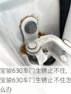 宝骏630车门生锈止不住,宝骏630车门生锈止不住怎么办