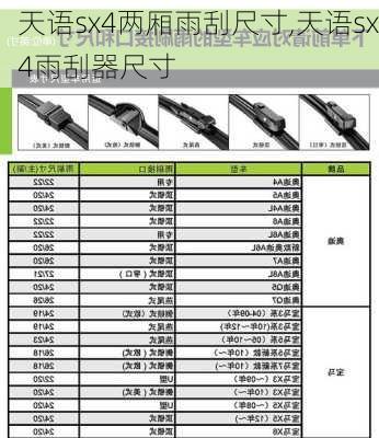 天语sx4两厢雨刮尺寸,天语sx4雨刮器尺寸