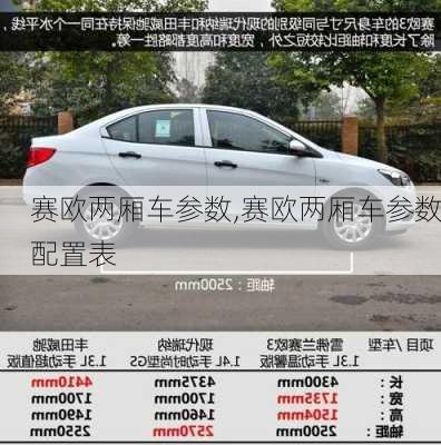 赛欧两厢车参数,赛欧两厢车参数配置表