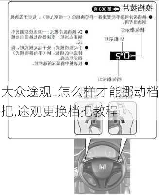 大众途观L怎么样才能挪动档把,途观更换档把教程