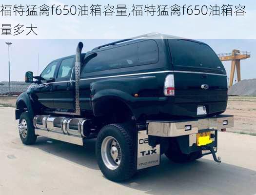 福特猛禽f650油箱容量,福特猛禽f650油箱容量多大