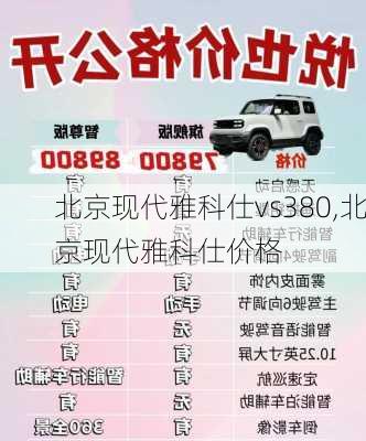 北京现代雅科仕vs380,北京现代雅科仕价格