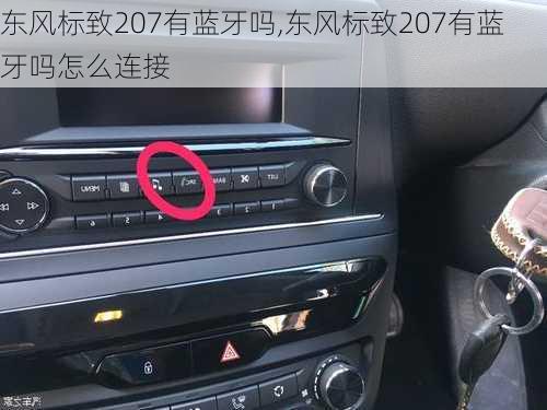 东风标致207有蓝牙吗,东风标致207有蓝牙吗怎么连接