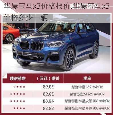 华晨宝马x3价格报价,华晨宝马x3价格多少一辆