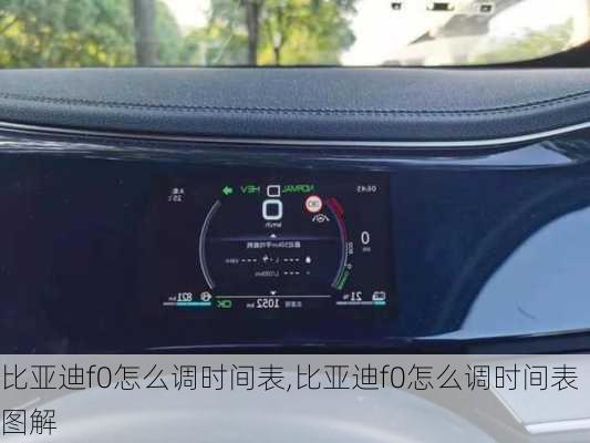 比亚迪f0怎么调时间表,比亚迪f0怎么调时间表图解