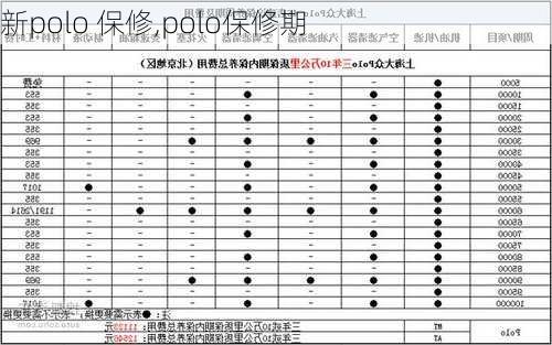 新polo 保修,polo保修期