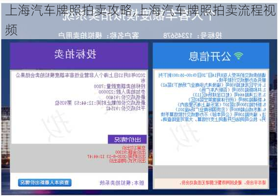 上海汽车牌照拍卖攻略,上海汽车牌照拍卖流程视频