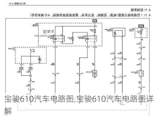 宝骏610汽车电路图,宝骏610汽车电路图详解