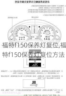 福特f150保养灯复位,福特f150保养灯复位方法