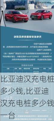 比亚迪汉充电桩多少钱,比亚迪汉充电桩多少钱一台