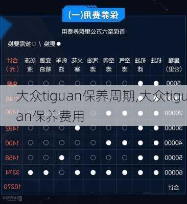 大众tiguan保养周期,大众tiguan保养费用