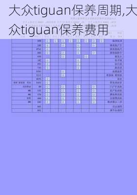 大众tiguan保养周期,大众tiguan保养费用