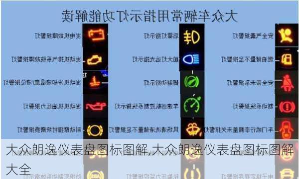 大众朗逸仪表盘图标图解,大众朗逸仪表盘图标图解大全