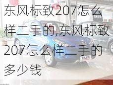 东风标致207怎么样二手的,东风标致207怎么样二手的多少钱