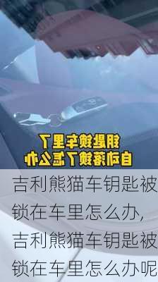 吉利熊猫车钥匙被锁在车里怎么办,吉利熊猫车钥匙被锁在车里怎么办呢