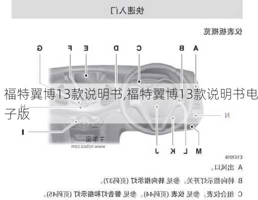 福特翼博13款说明书,福特翼博13款说明书电子版