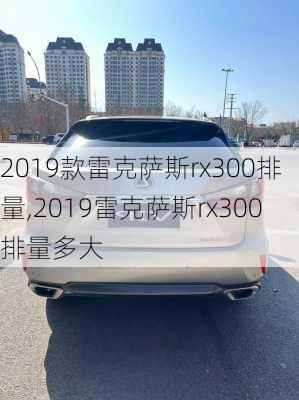 2019款雷克萨斯rx300排量,2019雷克萨斯rx300排量多大