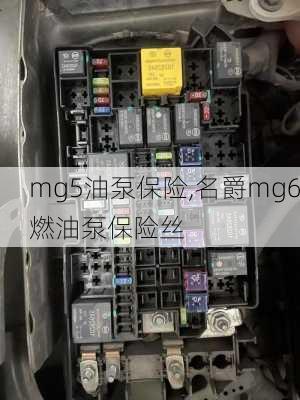 mg5油泵保险,名爵mg6燃油泵保险丝