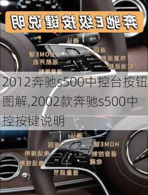 2012奔驰s500中控台按钮图解,2002款奔驰s500中控按键说明