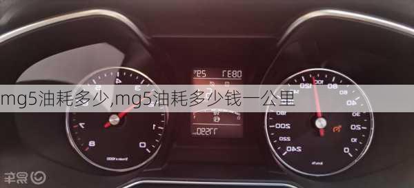 mg5油耗多少,mg5油耗多少钱一公里