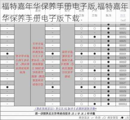 福特嘉年华保养手册电子版,福特嘉年华保养手册电子版下载