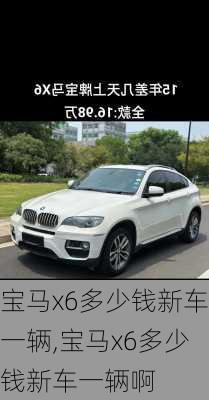 宝马x6多少钱新车一辆,宝马x6多少钱新车一辆啊