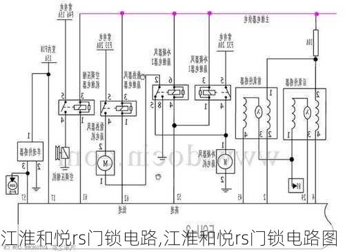 江淮和悦rs门锁电路,江淮和悦rs门锁电路图