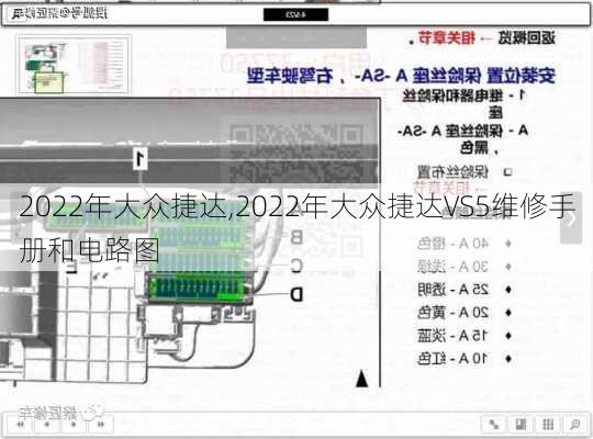 2022年大众捷达,2022年大众捷达VS5维修手册和电路图