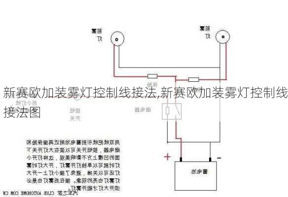 新赛欧加装雾灯控制线接法,新赛欧加装雾灯控制线接法图