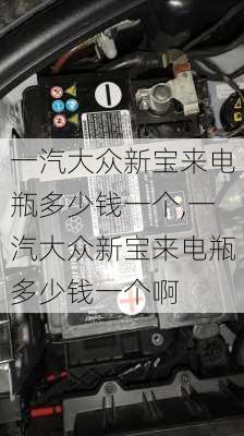 一汽大众新宝来电瓶多少钱一个,一汽大众新宝来电瓶多少钱一个啊