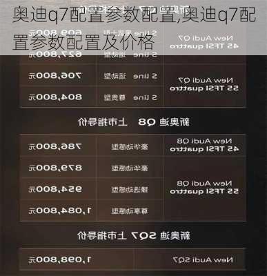 奥迪q7配置参数配置,奥迪q7配置参数配置及价格