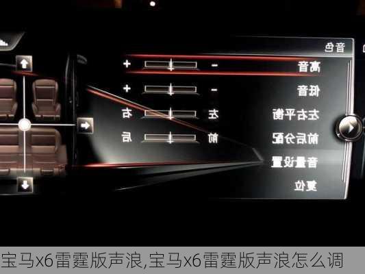 宝马x6雷霆版声浪,宝马x6雷霆版声浪怎么调