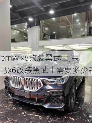 bmw x6改装黑武士,宝马x6改装黑武士需要多少钱