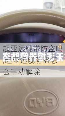 起亚远舰带防盗吗,起亚远舰防盗怎么手动解除