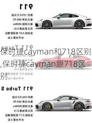 保时捷cayman和718区别,保时捷cayman跟718区别