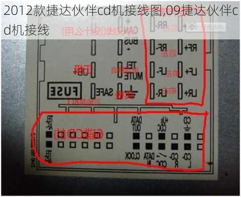 2012款捷达伙伴cd机接线图,09捷达伙伴cd机接线