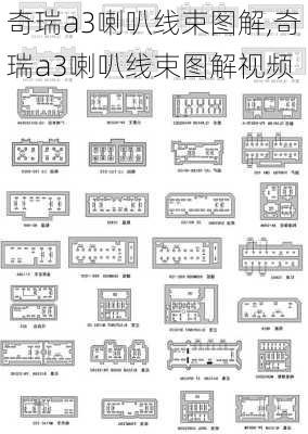 奇瑞a3喇叭线束图解,奇瑞a3喇叭线束图解视频