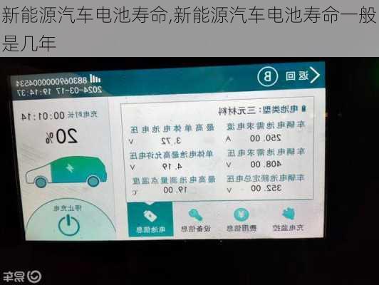 新能源汽车电池寿命,新能源汽车电池寿命一般是几年