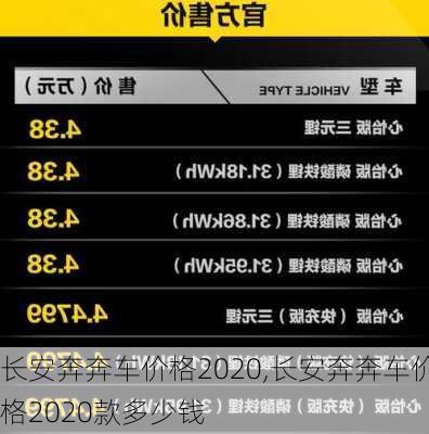 长安奔奔车价格2020,长安奔奔车价格2020款多少钱