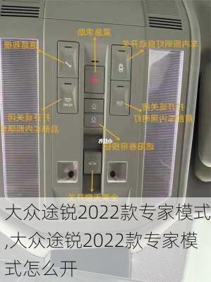 大众途锐2022款专家模式,大众途锐2022款专家模式怎么开