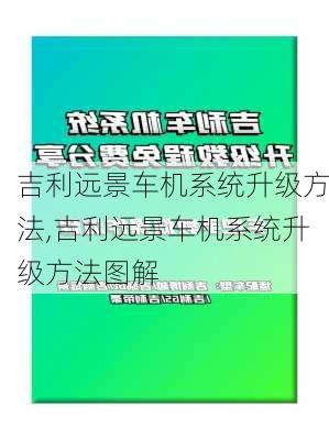 吉利远景车机系统升级方法,吉利远景车机系统升级方法图解