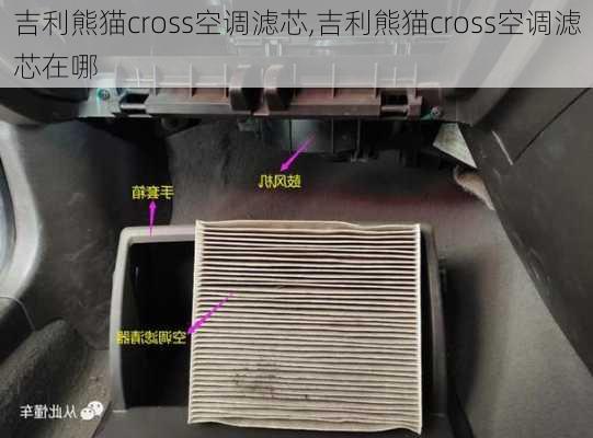 吉利熊猫cross空调滤芯,吉利熊猫cross空调滤芯在哪