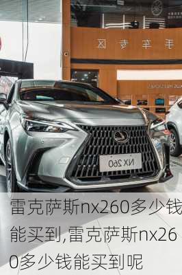 雷克萨斯nx260多少钱能买到,雷克萨斯nx260多少钱能买到呢