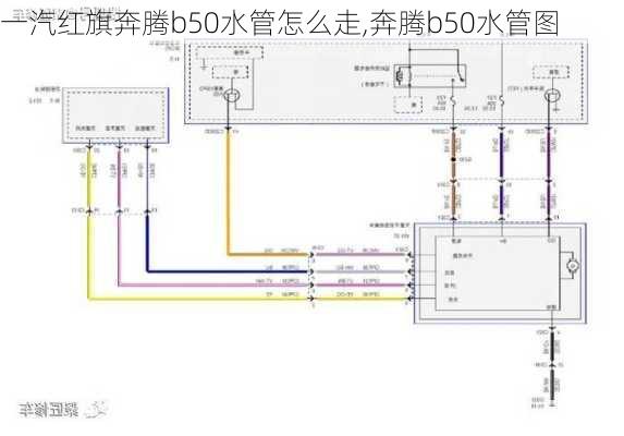 一汽红旗奔腾b50水管怎么走,奔腾b50水管图