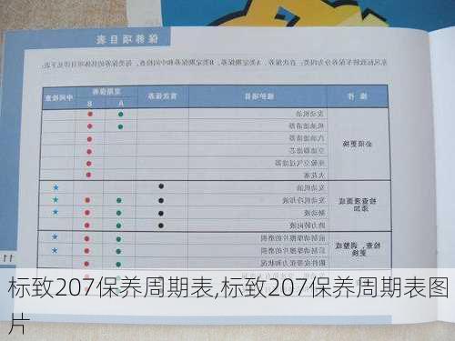 标致207保养周期表,标致207保养周期表图片