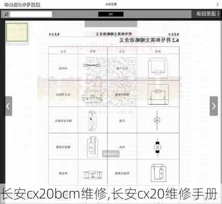 长安cx20bcm维修,长安cx20维修手册