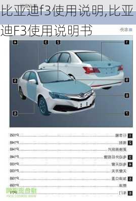 比亚迪f3使用说明,比亚迪F3使用说明书