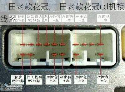 丰田老款花冠,丰田老款花冠cd机接线图