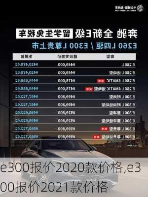 e300报价2020款价格,e300报价2021款价格